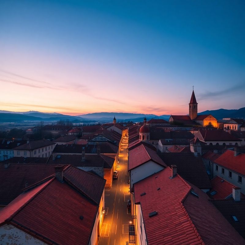 Staro mestno jedro Ptuja v zlati uri